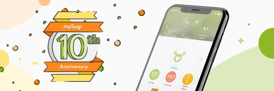 mySugr 10 year anniversary