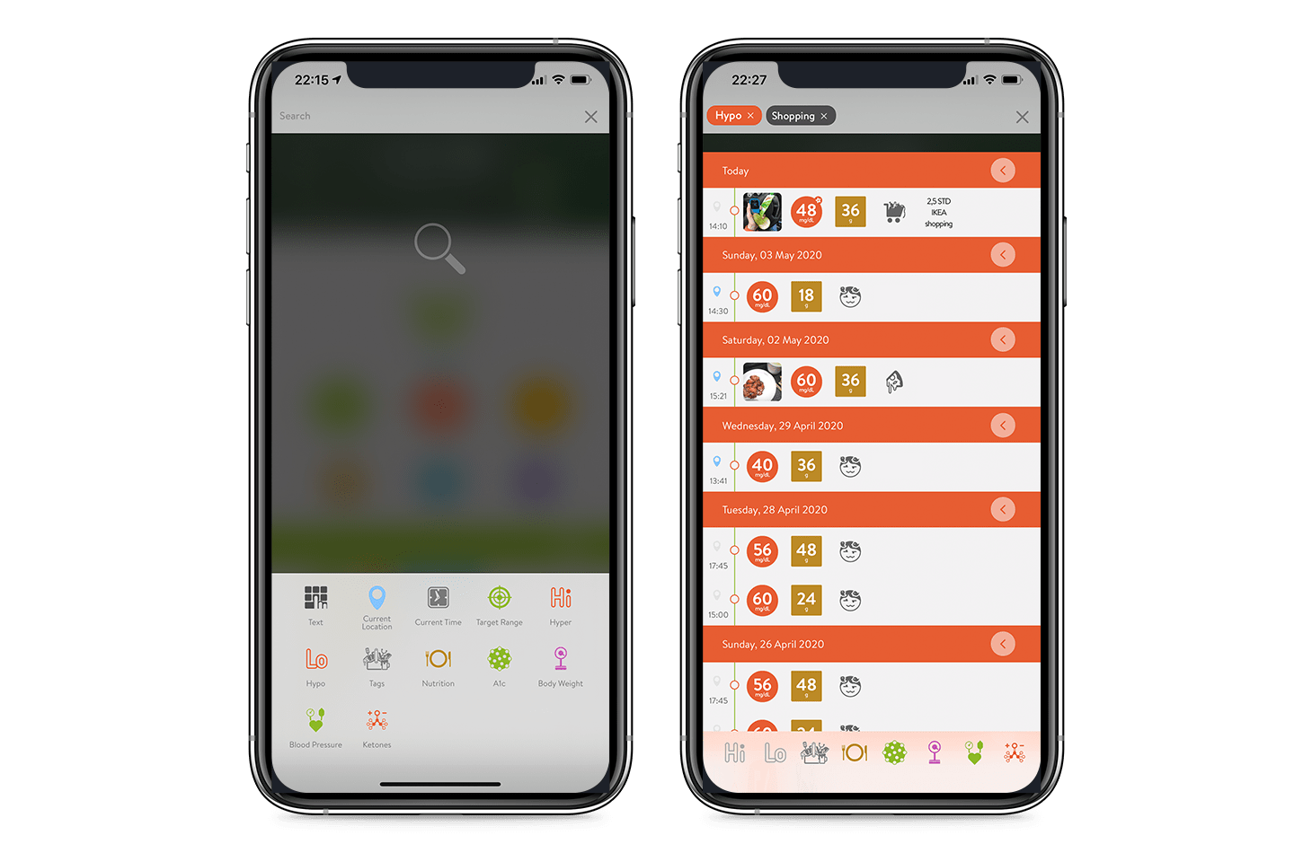 App Screen Smart Search Function Hypo